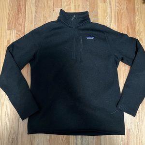 Patagonia 1/4 zip Black Better Sweater - Men’s Medium